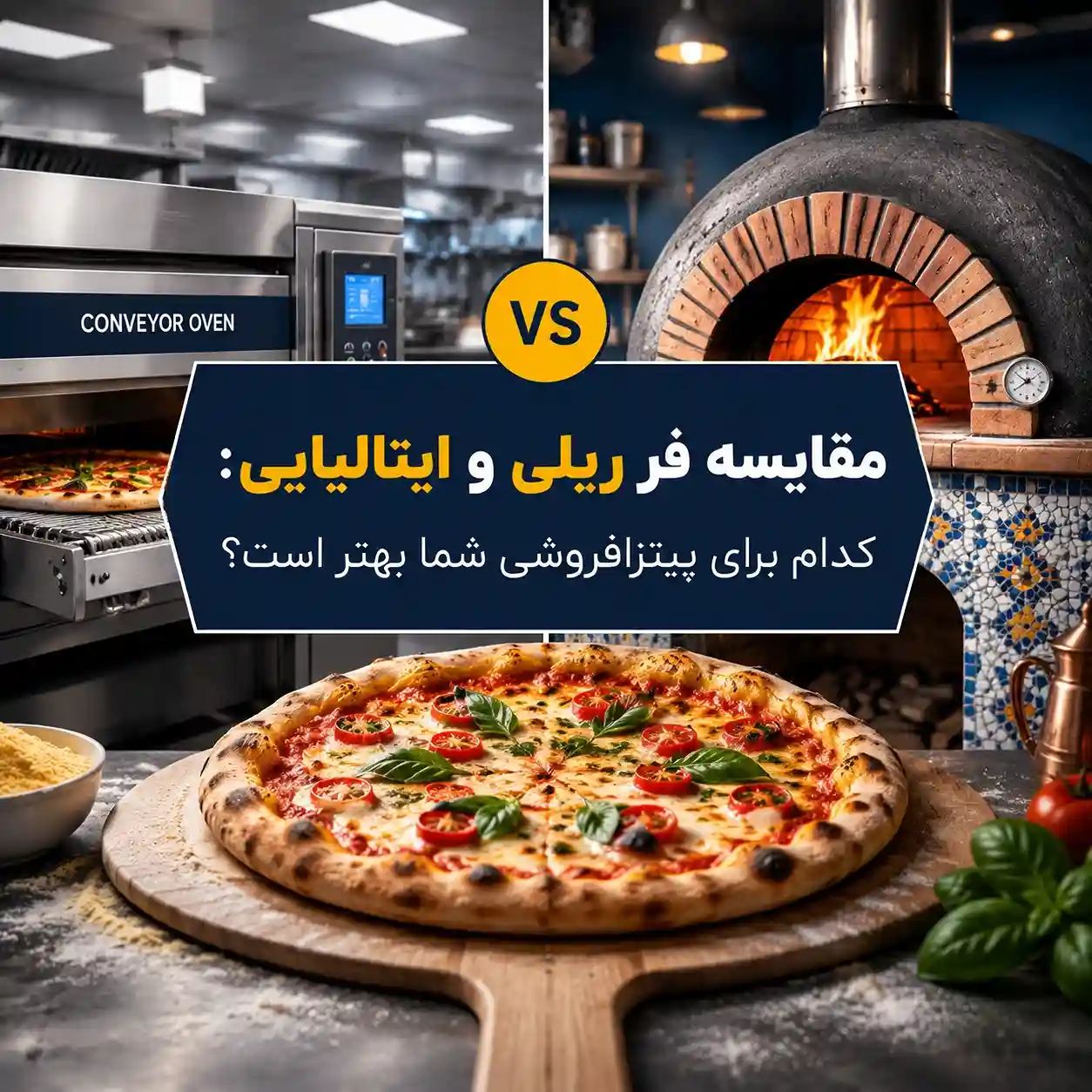 مقایسه فر پیتزا ریلی و فر ایتالیایی